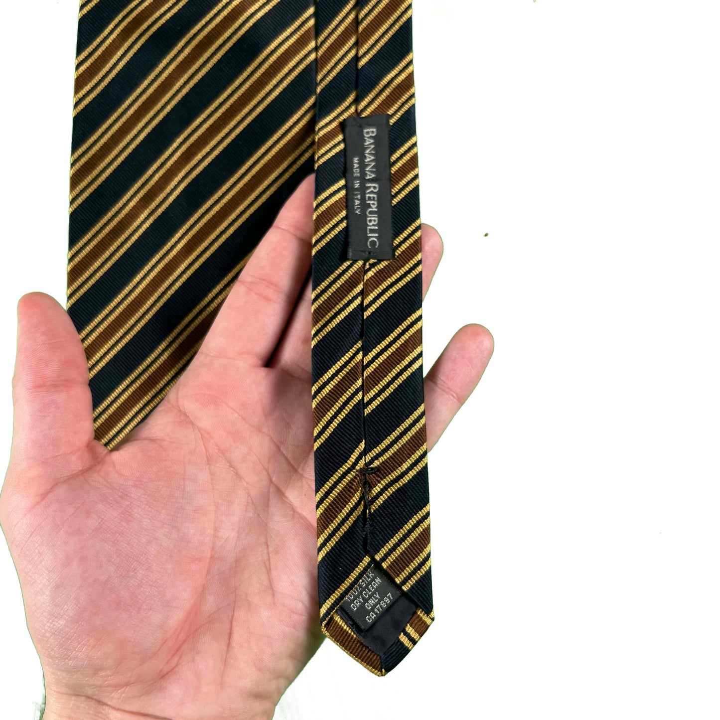 90s Striped Banana Republic Silk Tie