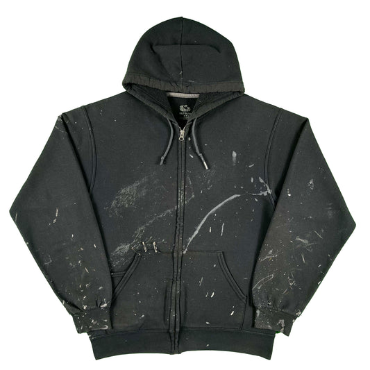 Black Safety Pin Painter's z/u Hoodie- M