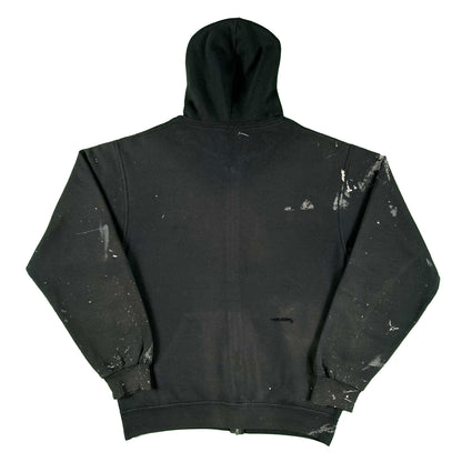 Black Safety Pin Painter's z/u Hoodie- M