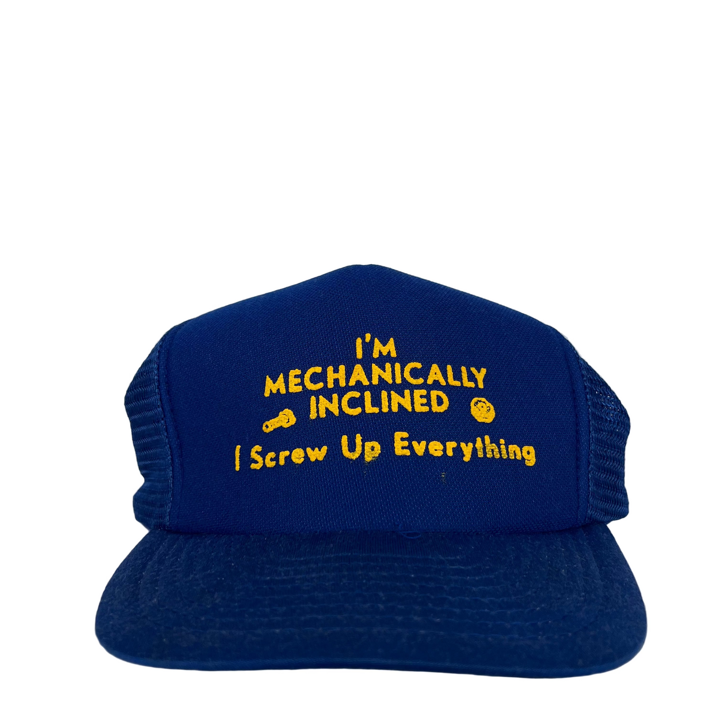 80s 'I'm Mechanically Inclined' Trucker Hat