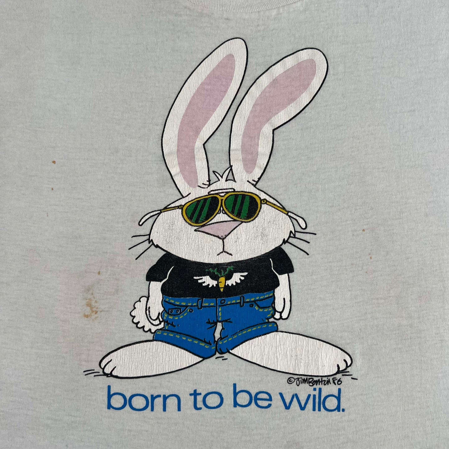 80s Born to be Wild Bunny Muscle Tee- M