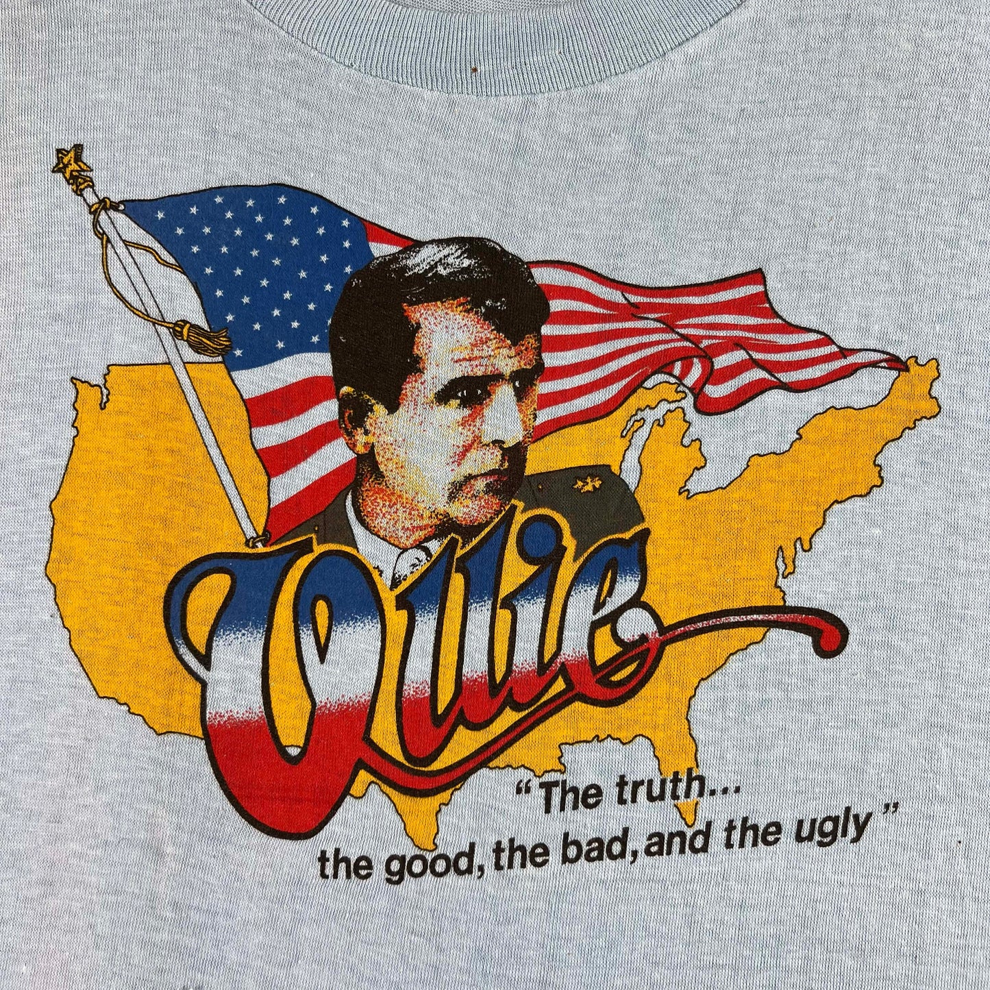 80s Ollie 4 Prez Sun Faded Muscle Tee- M