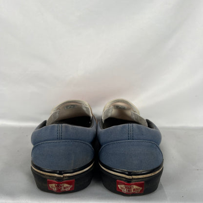 Faded Navy & Salmon Slip On Vans- M's 9.5, W's 11