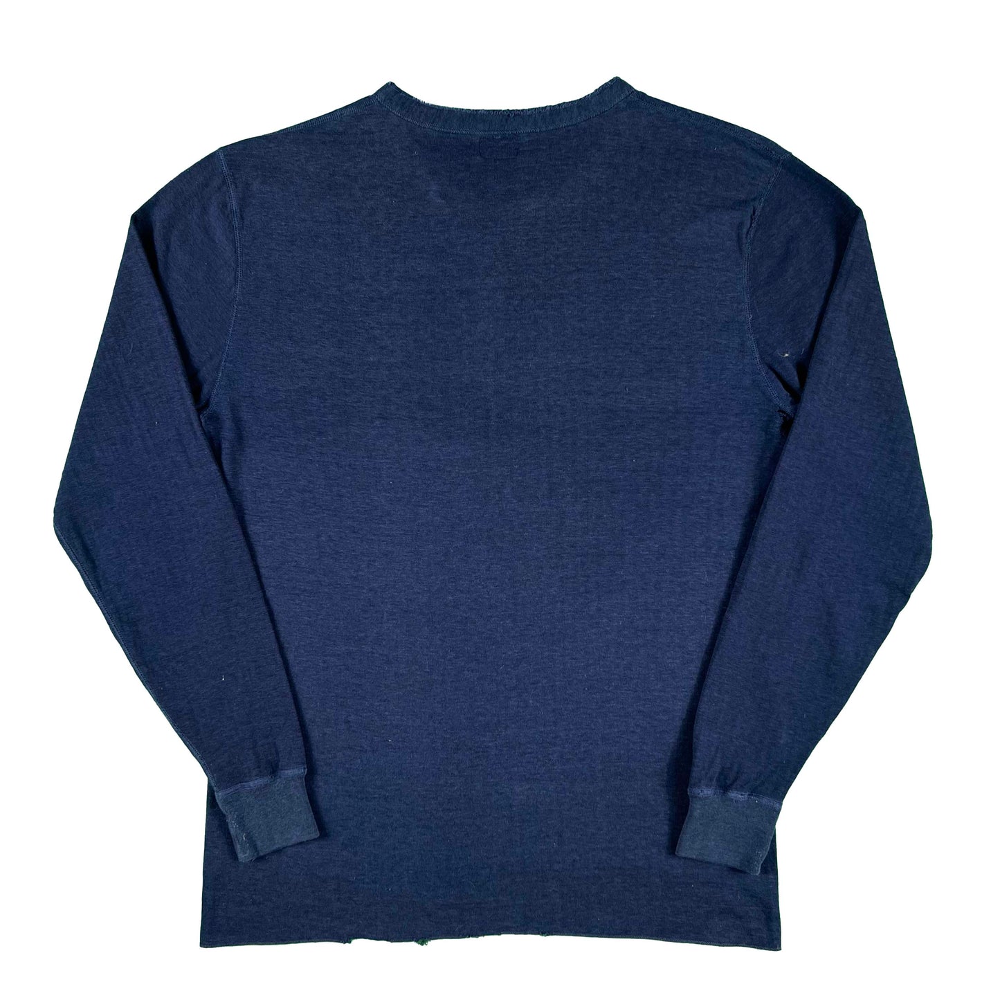 80s L.L. Bean 'River Driver's Shirt' Henley Thermal- L
