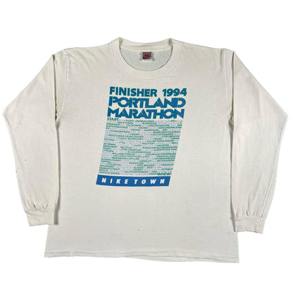 90s Nike Portland Marathon Long Sleeve Tee- L