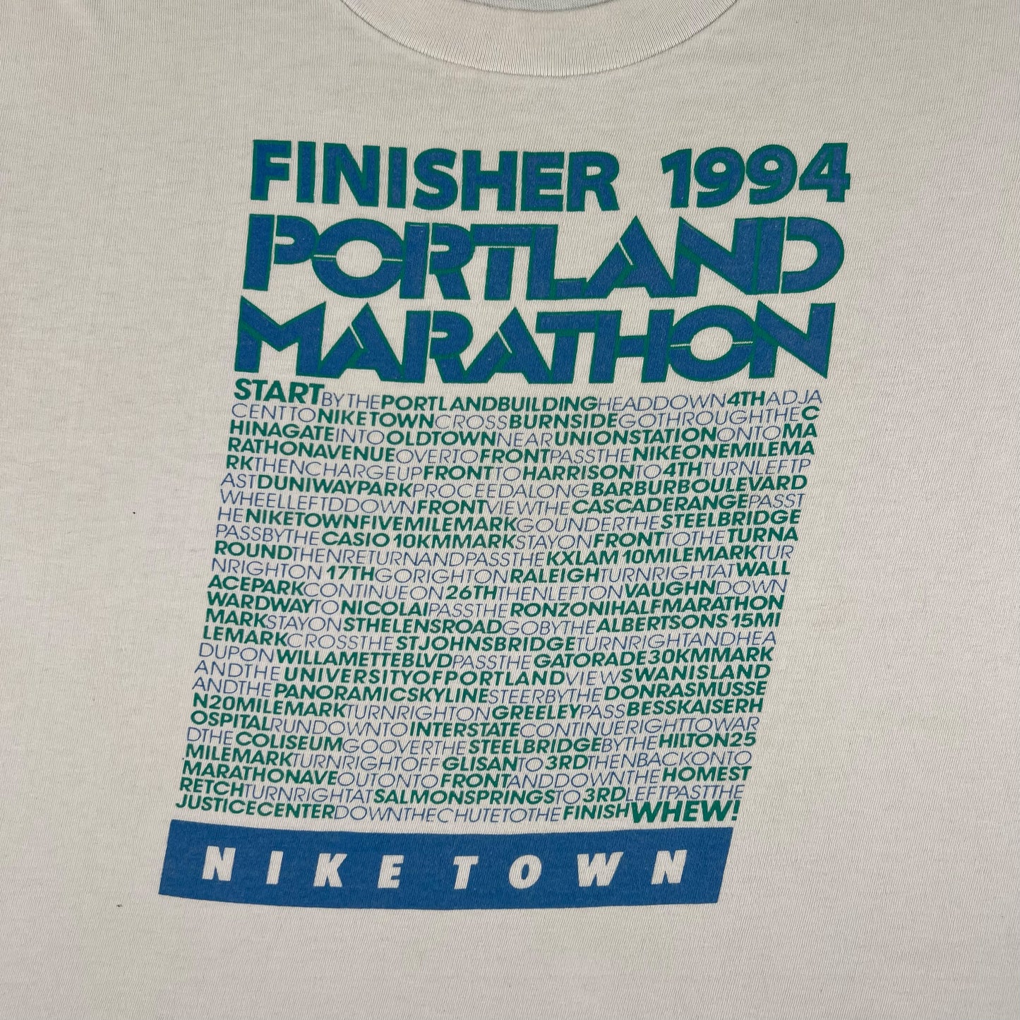 90s Nike Portland Marathon Long Sleeve Tee- L