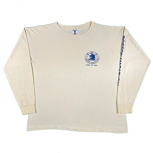 90s Boston Marathon Adidas Long Sleeve Tee- XL