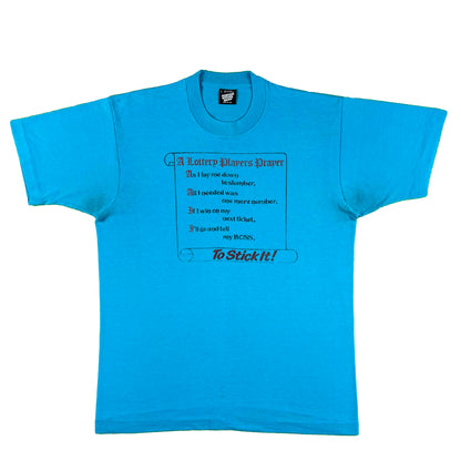 80s A Lottery Players Prayer Tee- M