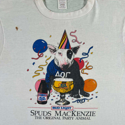 80s Spuds Mackenzie Bud Light Tee- M