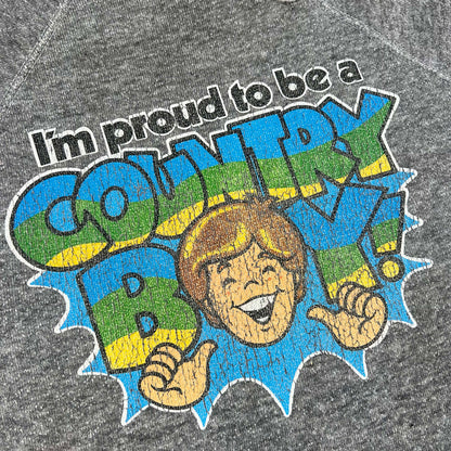 70s 'I'm proud to be a Country Boy!' Sweatshirt- XS
