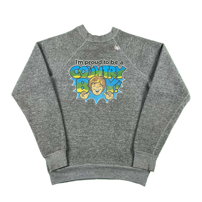 70s 'I'm proud to be a Country Boy!' Sweatshirt- XS