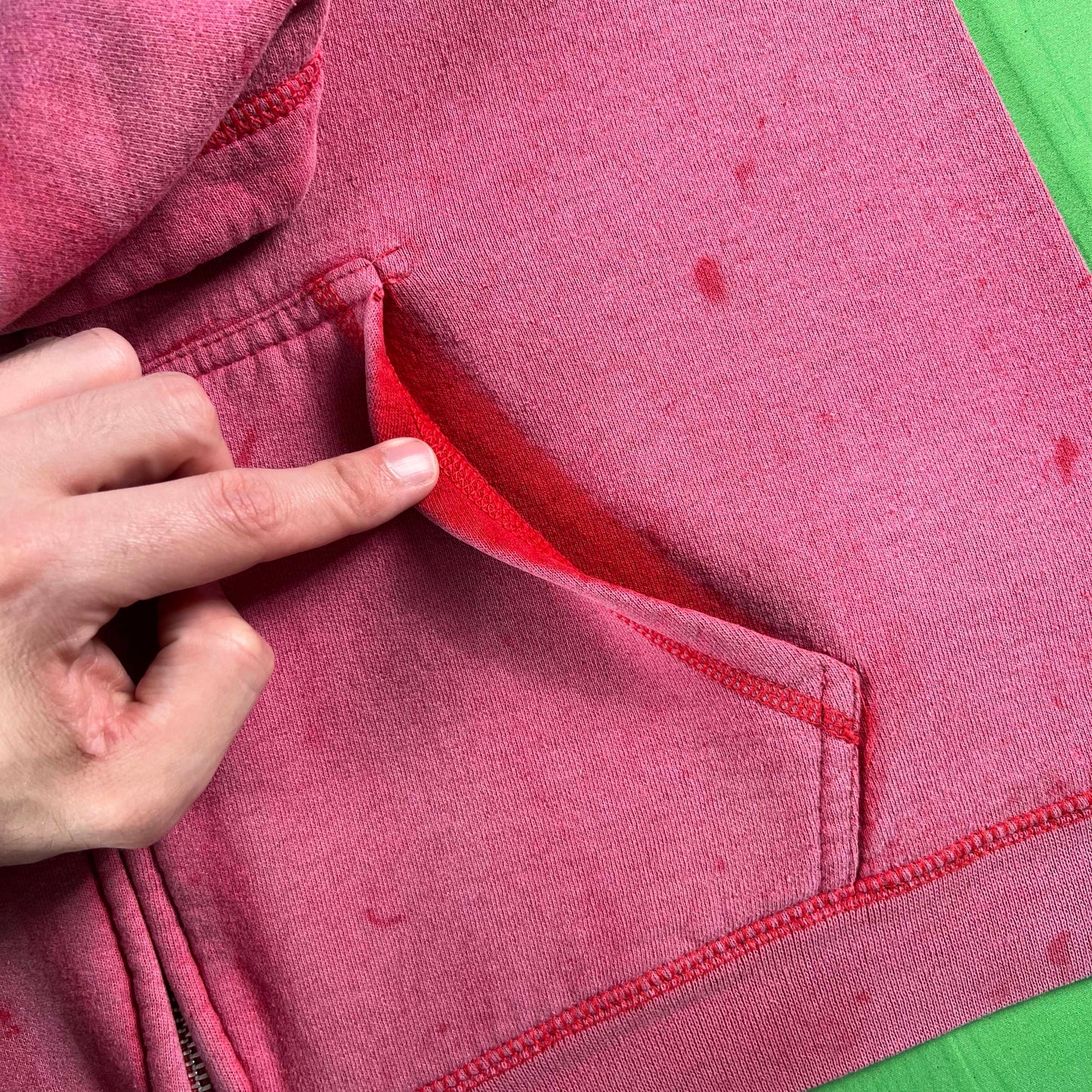 SUPER Sun Faded Red z/u Hoodie🍓- S