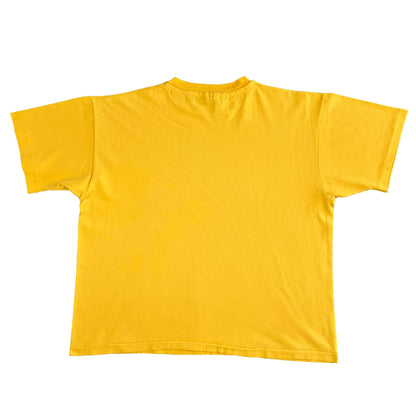 80s Blank Yellow Boxy Tee- M