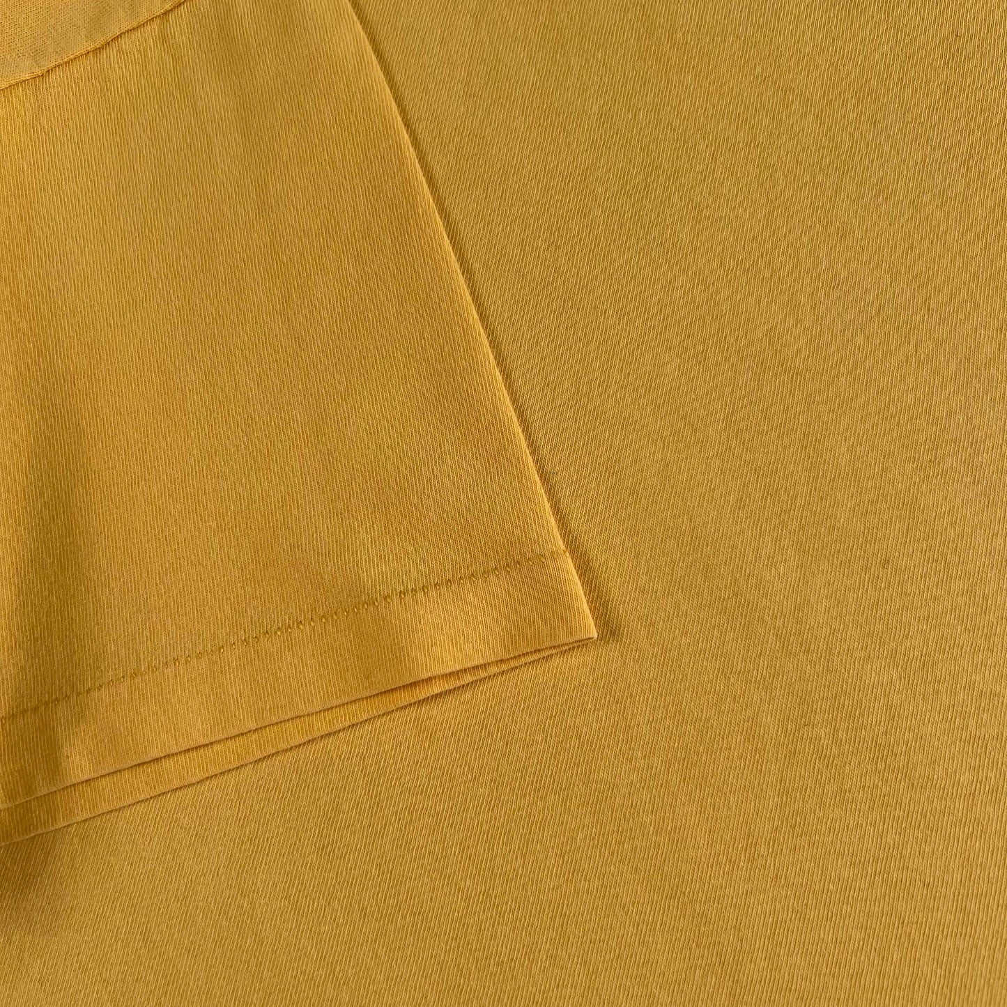 80s Blank Yellow Boxy Tee- M