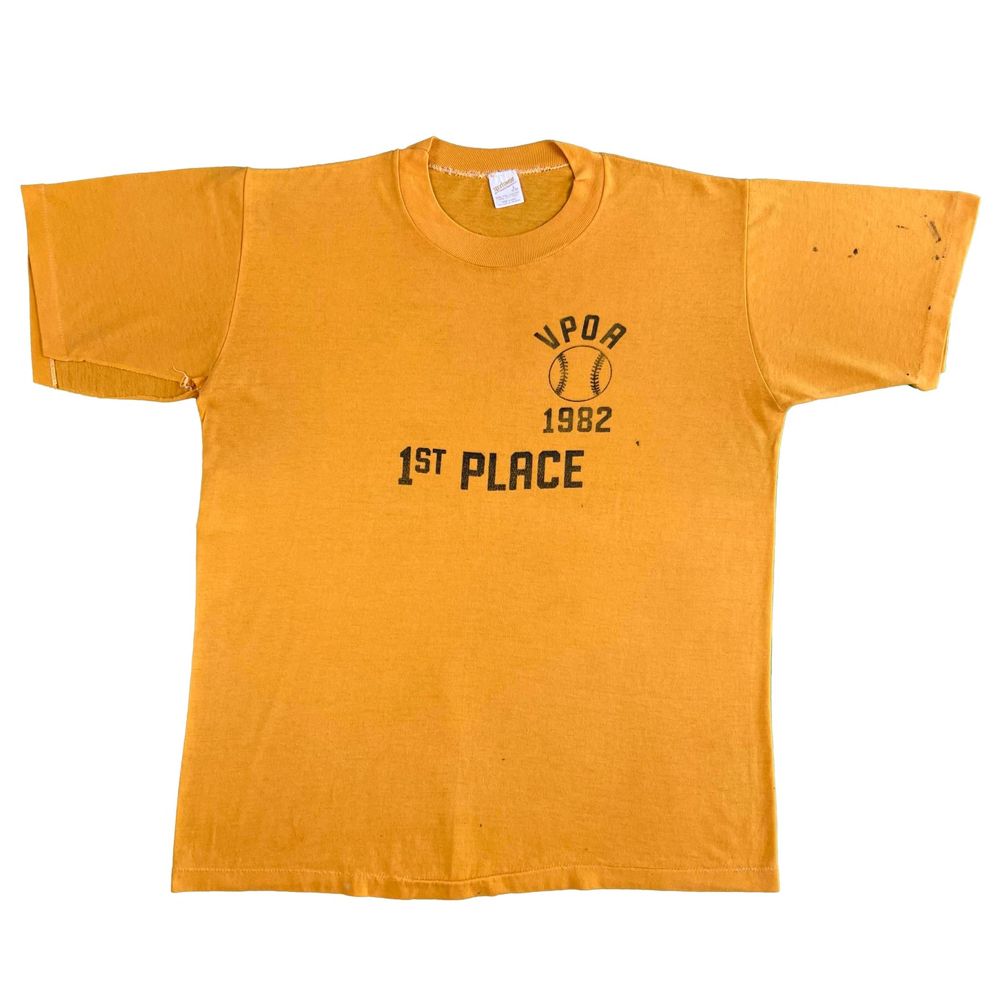 80s Police Baseball Tournament Tee- L