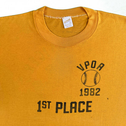 80s Police Baseball Tournament Tee- L