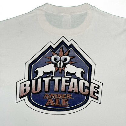 90s Big Horn Buttface Ale Tee- L