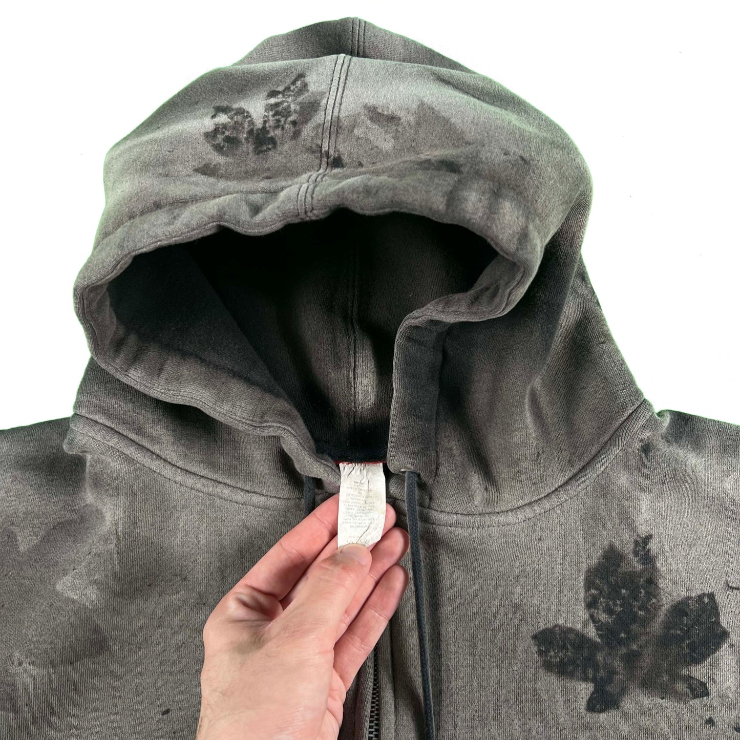 SUPER Sun Faded Black z/u Hoodie🍁- XL