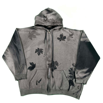 SUPER Sun Faded Black z/u Hoodie🍁- XL