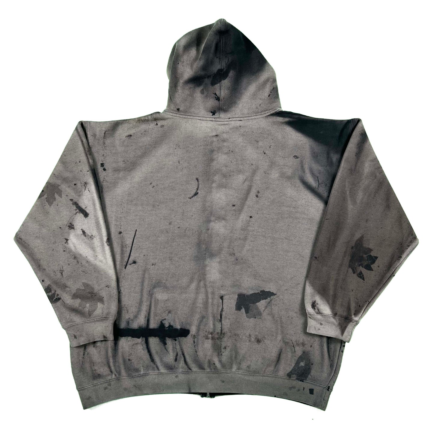 SUPER Sun Faded Black z/u Hoodie🍁- XL