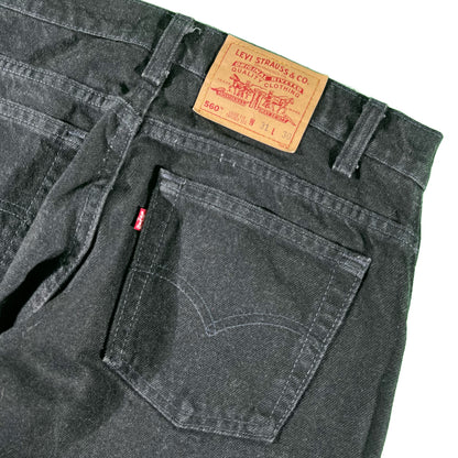 90s Black Levi's 560s- 32x30.5