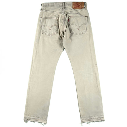 00s Levi's 501 Released Hem Tan Denim- 28x30