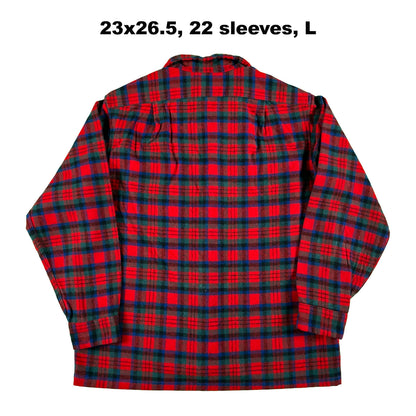 60s/70s Pendleton Loop Collar Flannel Board Shirts- SELECT SHIRT