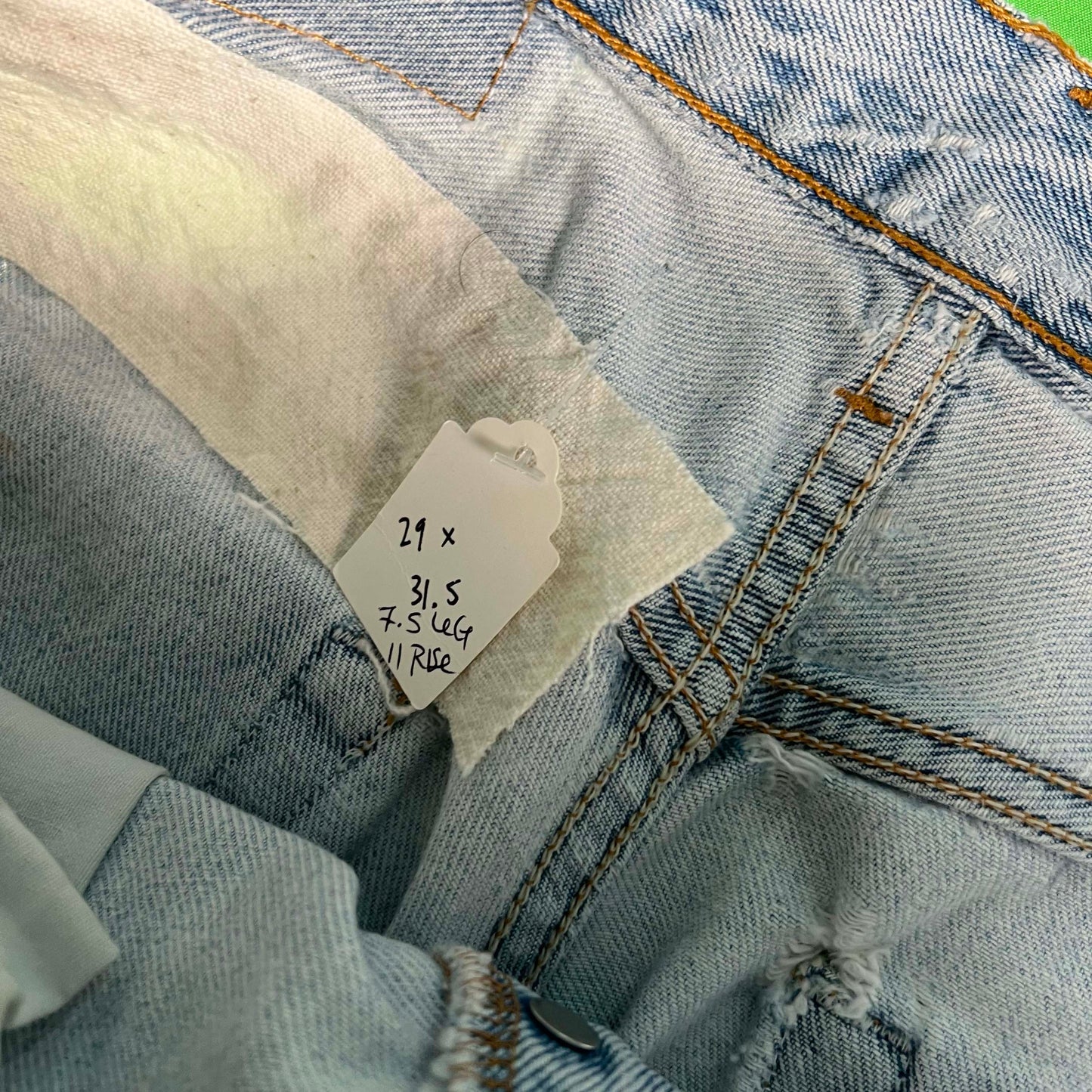 90s Thrashed Levi's 501 Light Wash Denim- 29x31.5