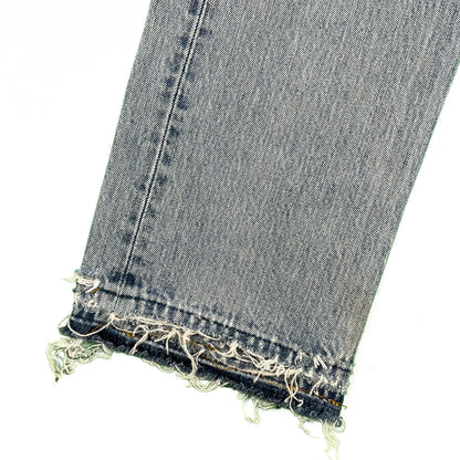 00s Levi's 501 Released Hem Light Wash Denim- 30x29
