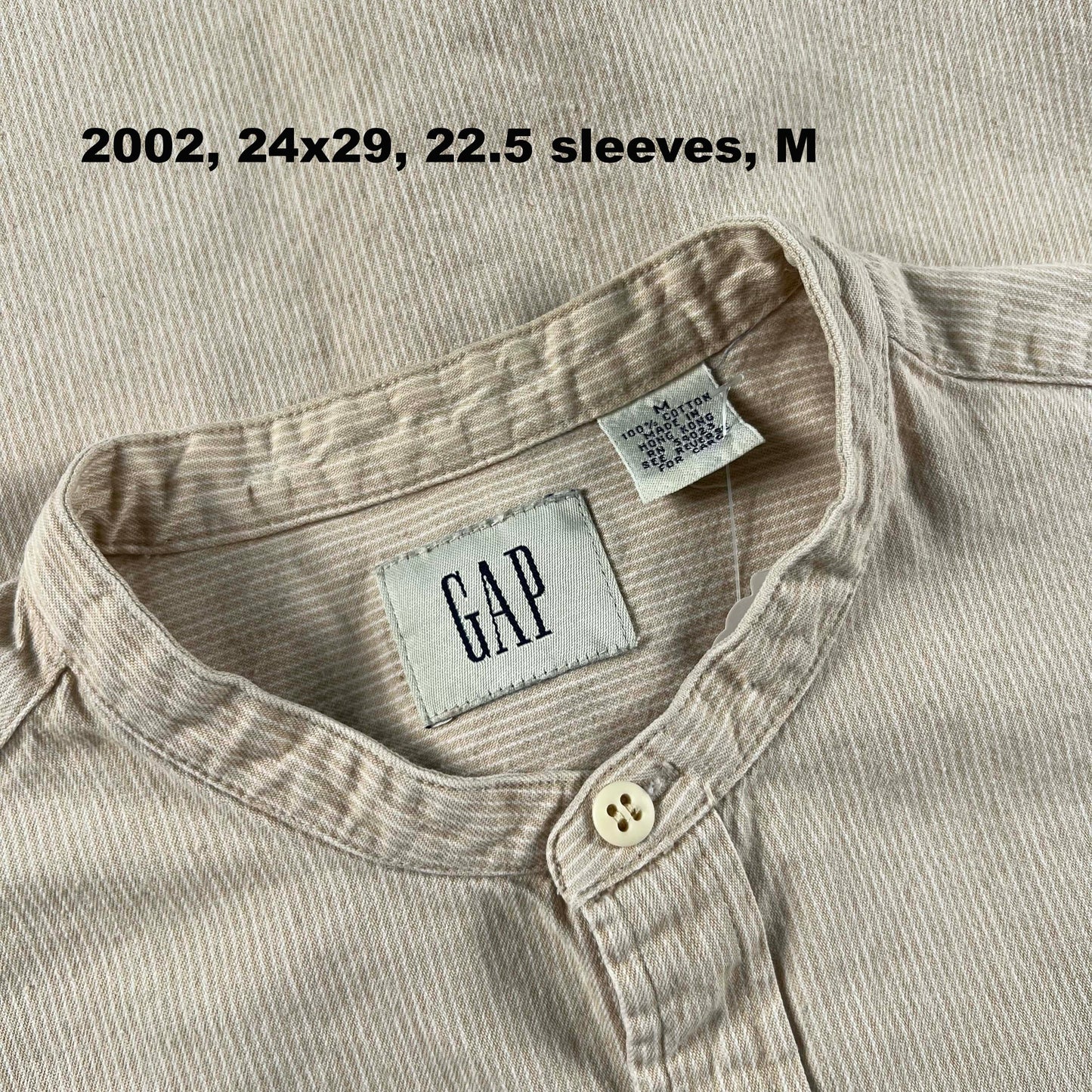 Vintage Gap 100% Cotton Button Up Shirts- SELECT SHIRT
