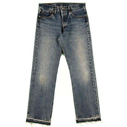 00s Levi's 501 Released Hem Dark Wash Denim- 31x32.5