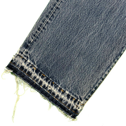 00s Levi's 501 Released Hem Dark Wash Denim- 31x32.5
