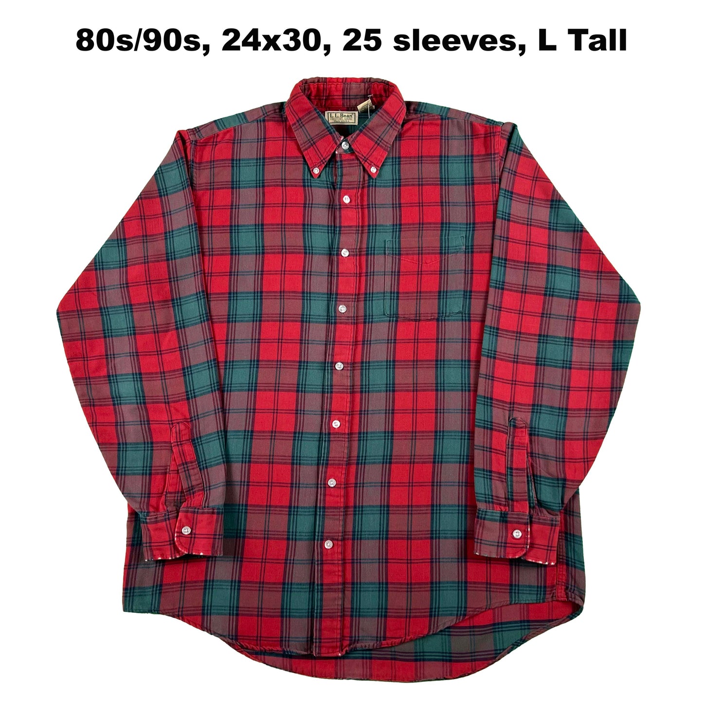 Vintage L.L. Bean 100% Cotton Flannel Shirts- SELECT FLANNEL