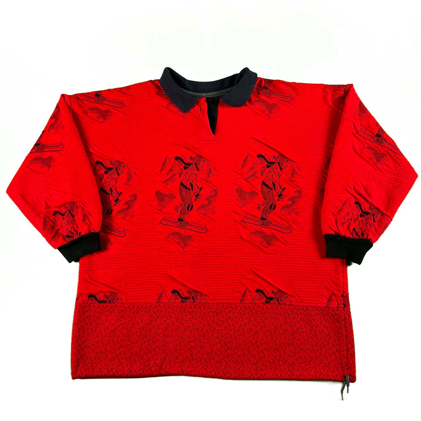 80s/90s Pullover Ski Sweatshirt- L