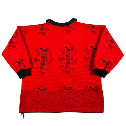 80s/90s Pullover Ski Sweatshirt- L