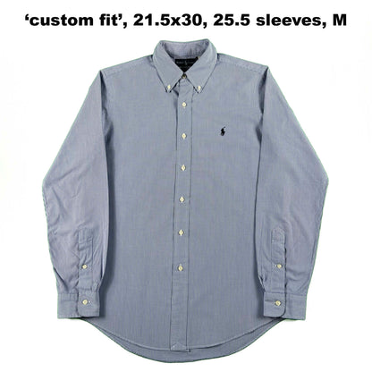 Vintage Ralph Lauren 100% Cotton Button Up Shirts- SELECT SHIRT