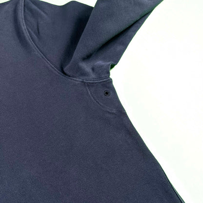 90s J.Crew Quarter Zip Rugby Shirt- L