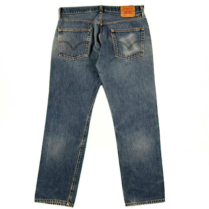 00s Paper Tag Levi's 501 Perfectly Worn Denim- 34x30.5