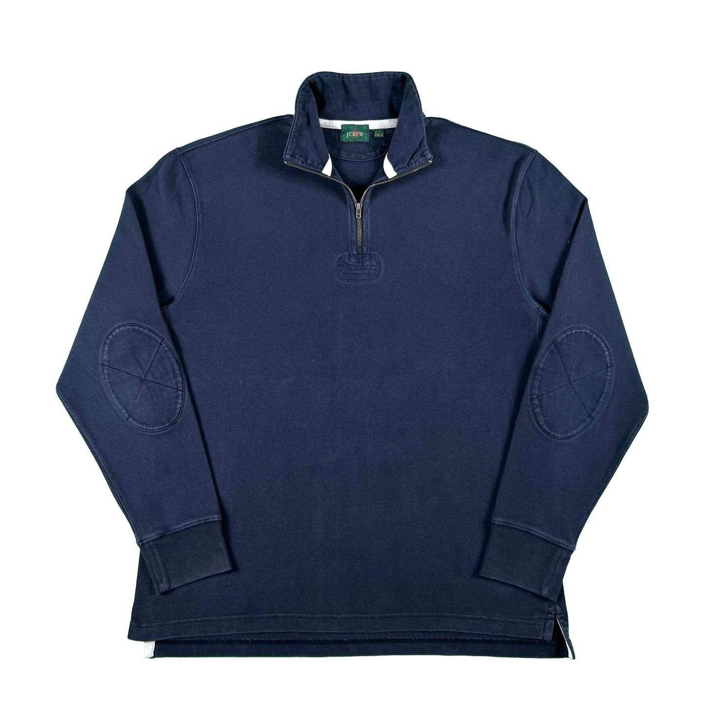 90s J.Crew Quarter Zip Rugby Shirt- L