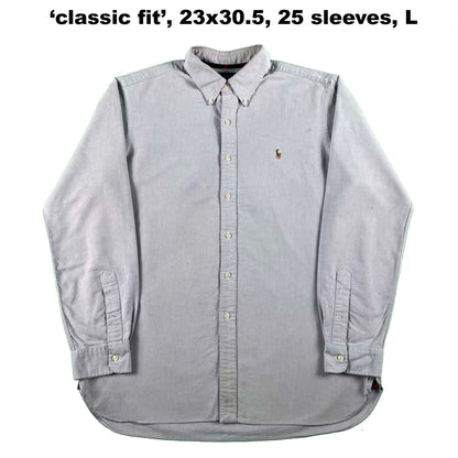 Vintage Ralph Lauren 100% Cotton Button Up Shirts- SELECT SHIRT