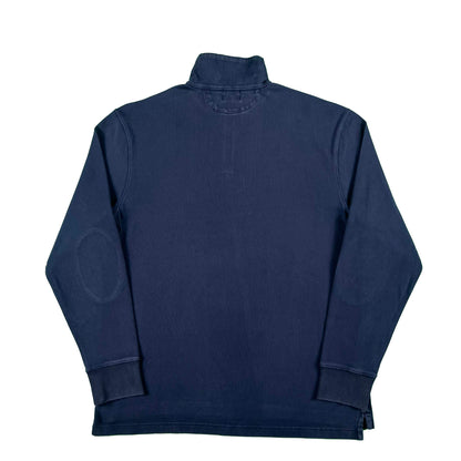 90s J.Crew Quarter Zip Rugby Shirt- L