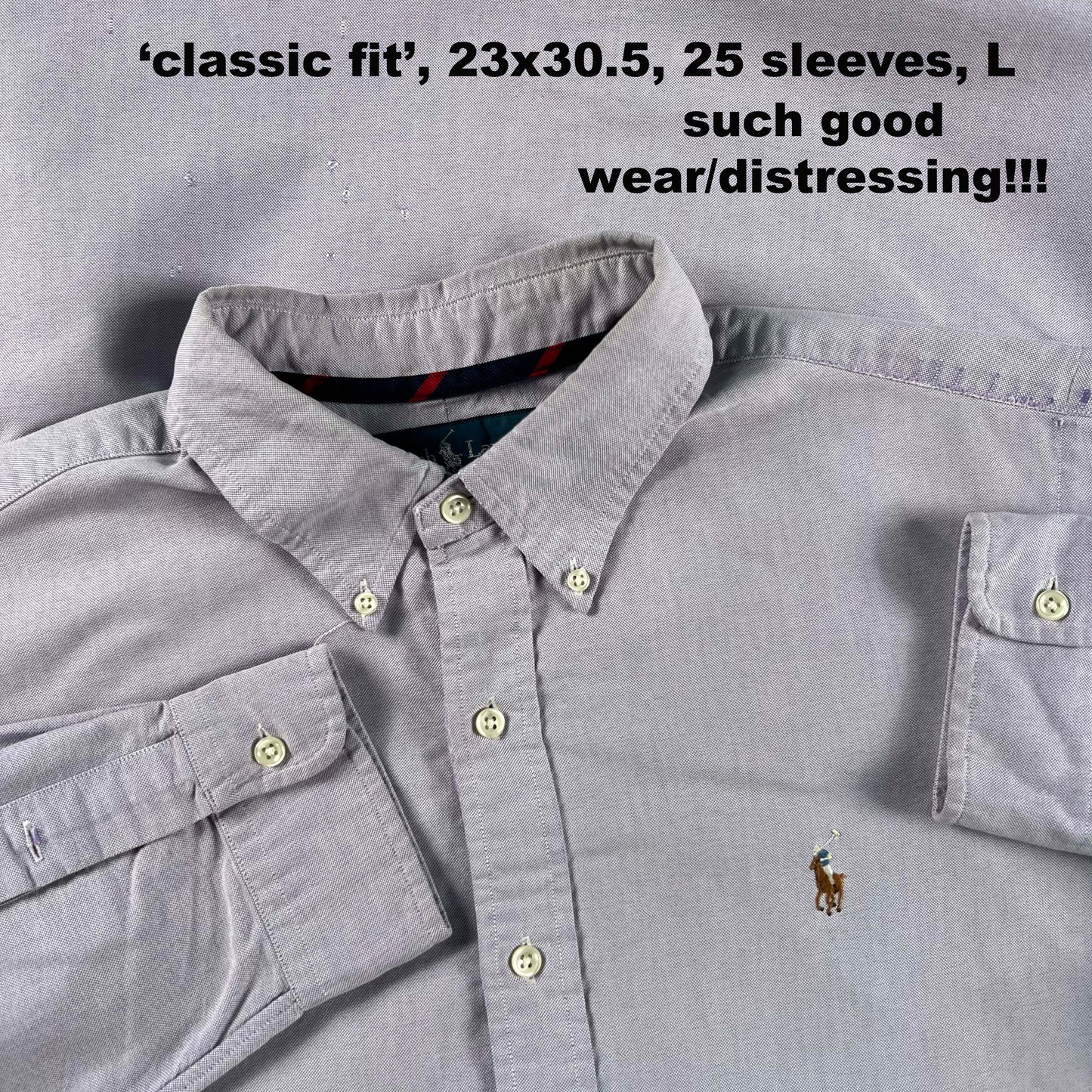 Vintage Ralph Lauren 100% Cotton Button Up Shirts- SELECT SHIRT