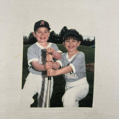 90s Photo Print T Ball Sweatshirt- XL