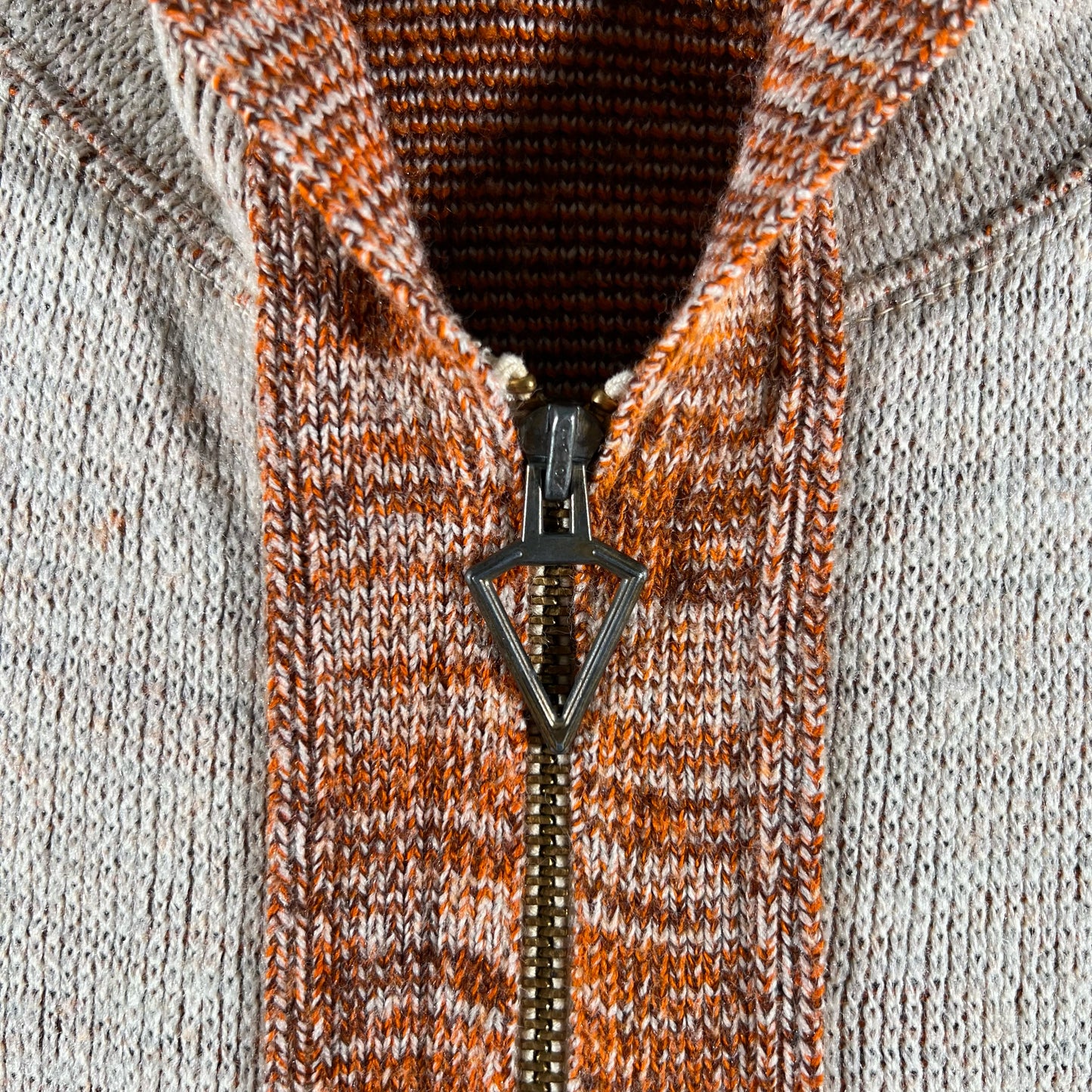 50s Knit Cottage Zip Up Hoodie- S