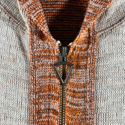 50s Knit Cottage Zip Up Hoodie- S