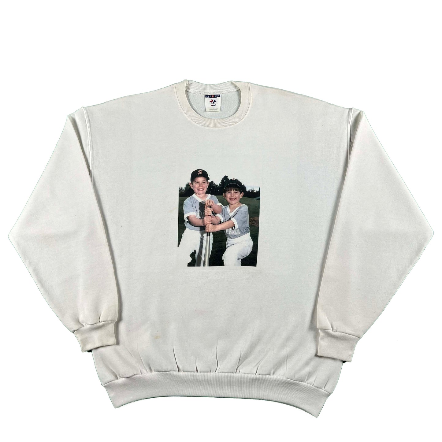 90s Photo Print T Ball Sweatshirt- XL