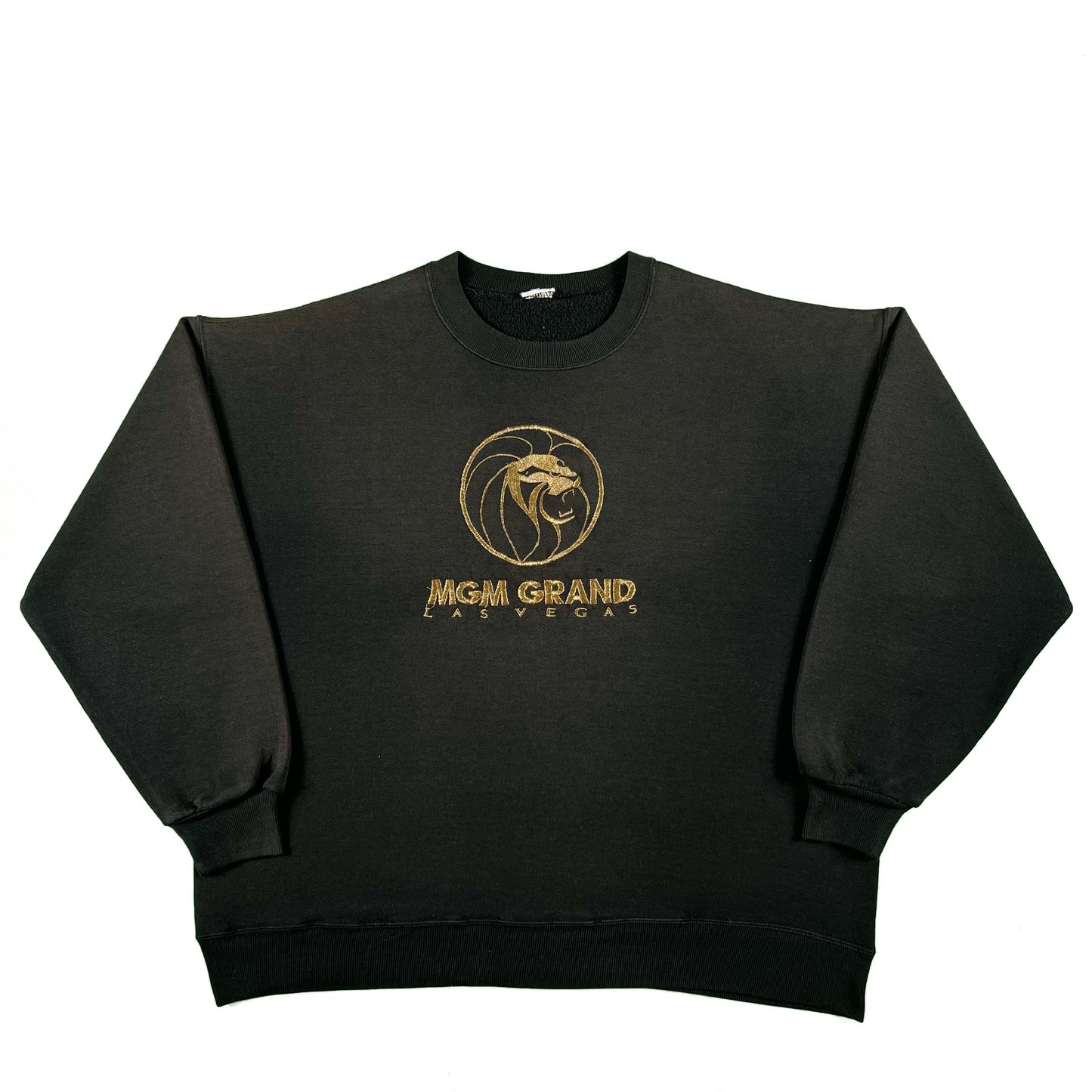 90s Sun Faded Black MGM Grand Las Vegas Sweatshirt- XL