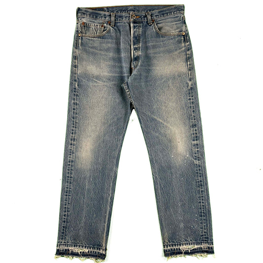 00s Levi's 501 Released Hem Denim- 34x30