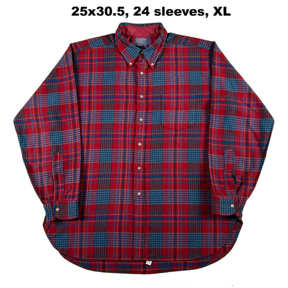 70s/80s Pendleton Wool Plaid Flannel Shirts- SELECT SHIRT