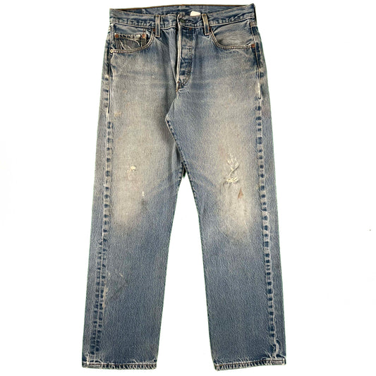 00s Paper Tag Levi's 501 Faded Denim- 32x30.5